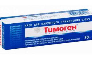 Тимоген: инструкция по применению, аналоги и отзывы, цены в аптеках россии
