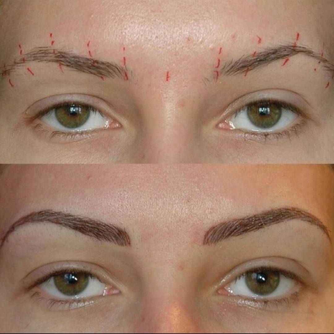Перманентный макияж бровей (44 фото): что это такое и сколько держится, сравнение до и после, отзывы