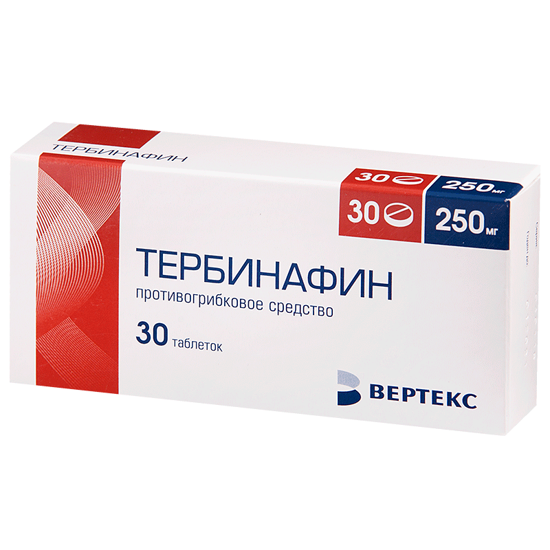 Описание таблеток тербинафин и их применение от грибка ногтей