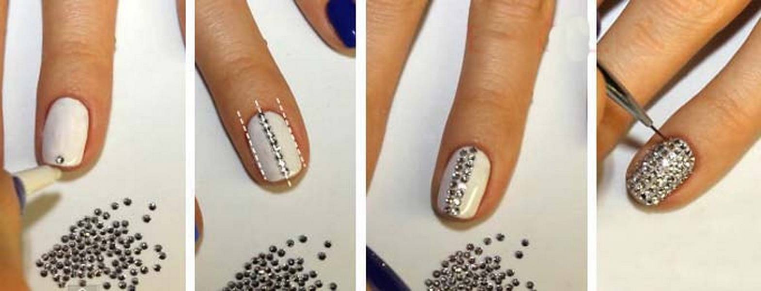 Как клеить стразы на ногти правильно и красиво? — modnail.ru — красивый маникюр