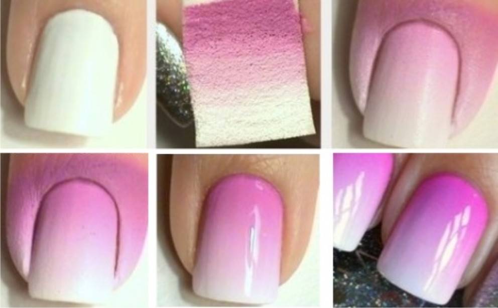 Как сделать градиент на ногтях гель лаком: 6 способов