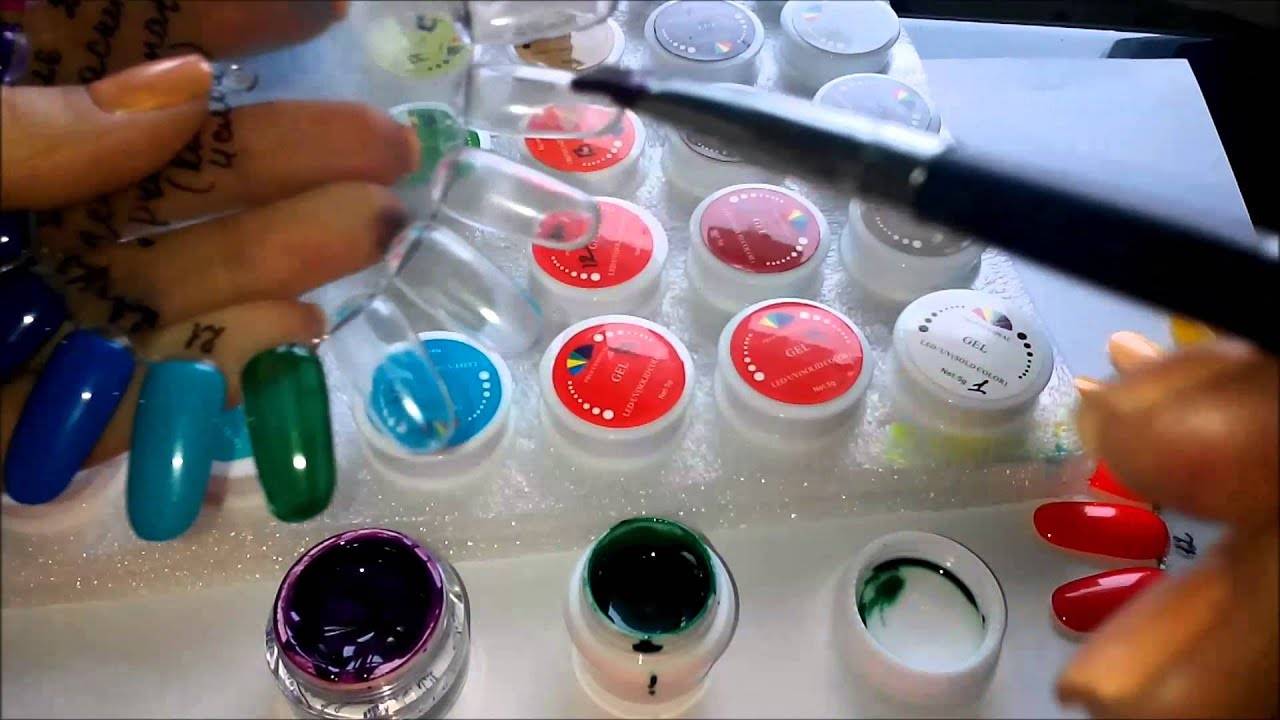 Как использовать гель-краску для дизайна ногтей?