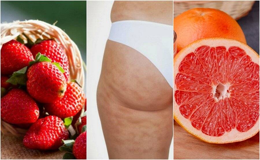 Рацион питания при целлюлите на коже ног и ягодиц