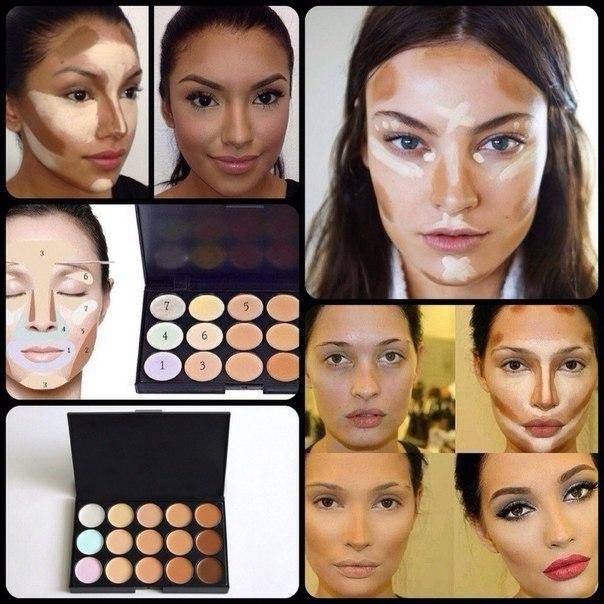 Как пользоваться палеткой консилеров для лица: 19 фото и схема макияжа