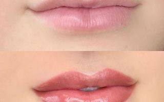 Перманентный макияж губ в акварельной технике
