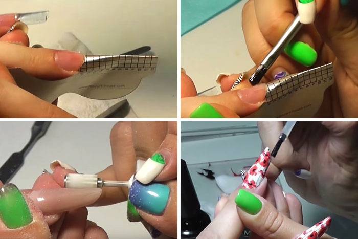 Как правильно нарасти ногти гелем
