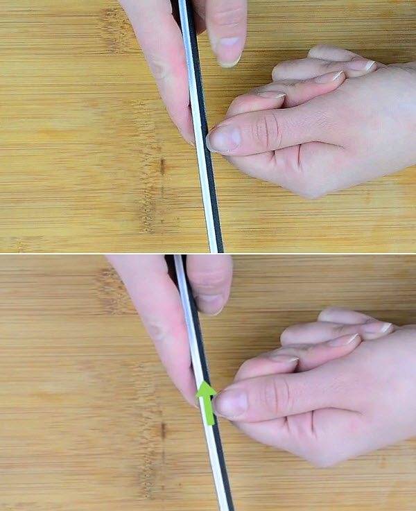 Как правильно подпиливать ногти, видео